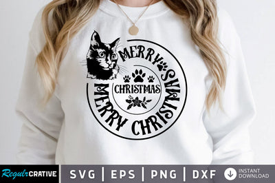 merry christmas merry christmas SVG Design SVG Regulrcrative 