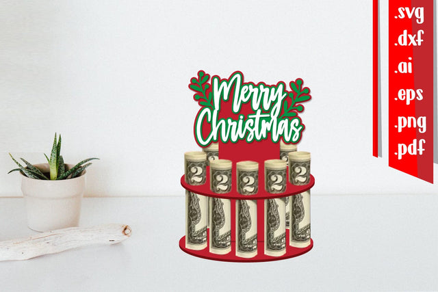 Merry Christmas Money Cake 10 3D Paper zafrans studio 