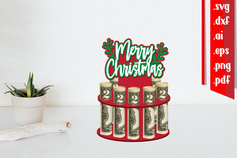Merry Christmas Money Cake 10 3D Paper zafrans studio 