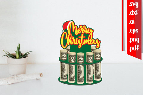 Merry Christmas Money Cake 5 3D Paper zafrans studio 