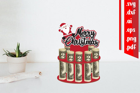 Merry Christmas Money Cake 6 | Santa Claus Money Cake 3D Paper zafrans studio 