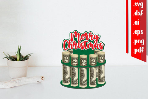 Merry Christmas Money Cake 7 3D Paper zafrans studio 