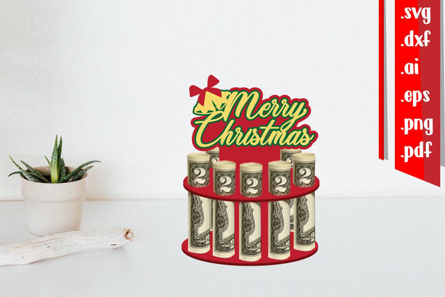 Merry Christmas Money Cake 8 3D Paper zafrans studio 
