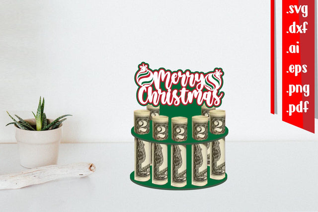 Merry Christmas Money Cake 9 3D Paper zafrans studio 