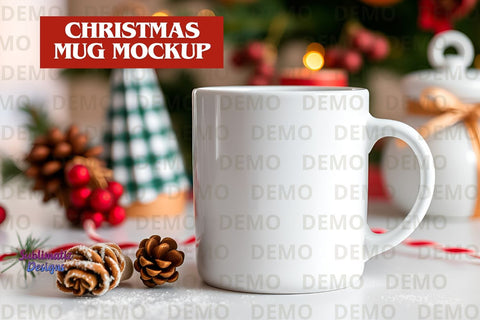 Merry Christmas Mug Mockup Mock Up Photo Sublimatiz Designs 