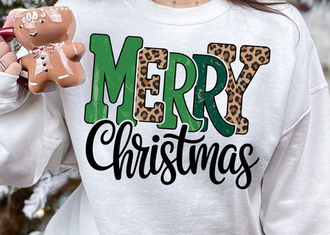 Merry Christmas Png, Christmas Season PNG, Merry Christmas Leopard Png SVG DesignDestine 