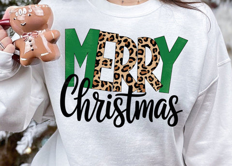 Merry Christmas Png, Christmas Season PNG, Merry Christmas Leopard Png SVG DesignDestine 