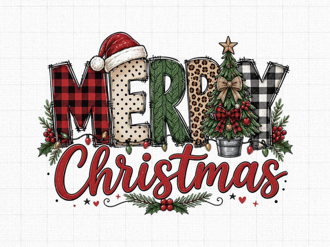 Merry Christmas PNG, Digital Download PNG SVG artprintfile 