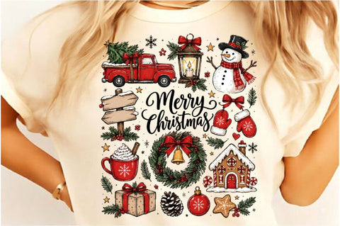 Merry Christmas PNG, Funny Christmas Sublimation SVGista 