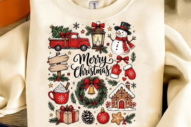 Merry Christmas PNG, Funny Christmas Sublimation SVGista 