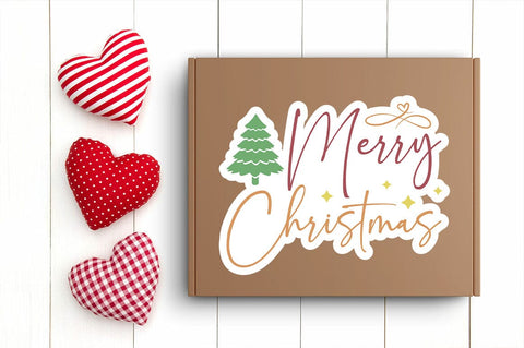 Merry christmas Png Sticker Design SVG Designangry 