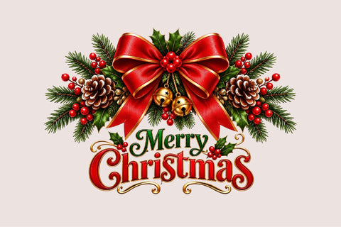 Merry Christmas PNG Sublimation Sublimation SVGArt 