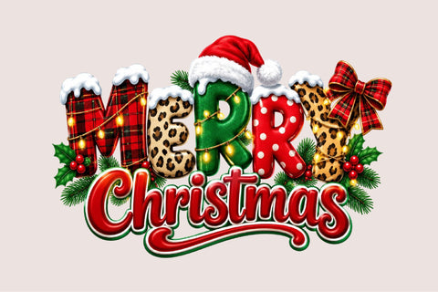 Merry Christmas PNG Sublimation SVGArt 