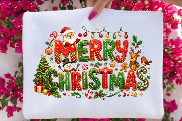 Merry Christmas PNG Sublimation SVGArt 