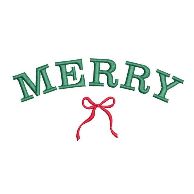 Merry Christmas Ribbon Embroidery Design, 5 sizes, Instant Download Embroidery/Applique DESIGNS Nino Nadaraia 