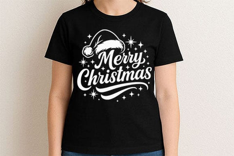 Merry Christmas Santa Hat PNG SVG BillahCrafts 