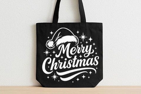 Merry Christmas Santa Hat PNG SVG BillahCrafts 