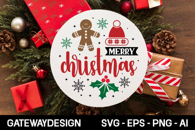 Merry Christmas Sign Svg Design SVG designmaster24 