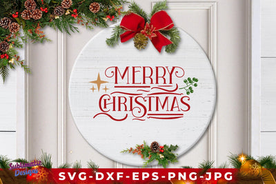 Merry Christmas Sign SVG SVG Sublimatiz Designs 