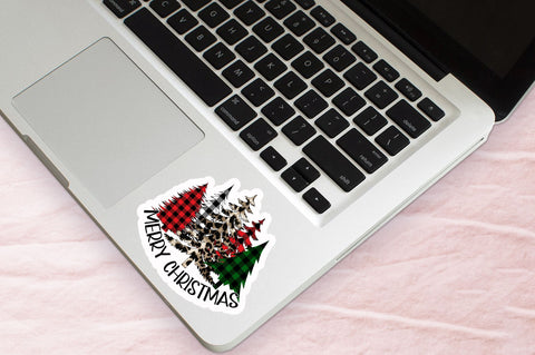 Merry christmas Sticker Design Sublimation Regulrcrative 