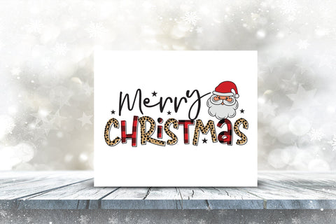 Merry Christmas Sublimation Design PNG Sublimation CraftLabSVG 