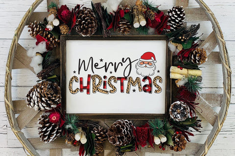 Merry Christmas Sublimation Design PNG Sublimation CraftLabSVG 