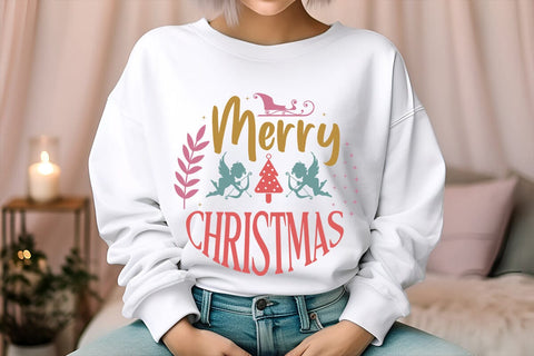 merry christmas SVG Angelina750 