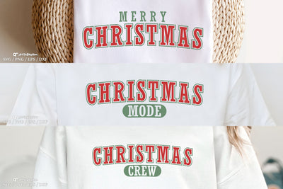 Merry Christmas Svg, Christmas Mode Svg, Christmas Crew Svg, Christmas Svg Files SVG Artinrhythm shop 