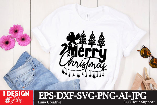 Merry Christmas SVG Cut File SVG Insomnia Std 