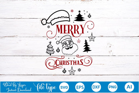Merry Christmas SVG Design, Christmas SVG Design, SVGs,Quotes and Sayings,Food & Drink,On Sale, Print & Cut SVG DesignPlante 503 