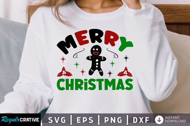 Merry christmas SVG Design SVG Regulrcrative 