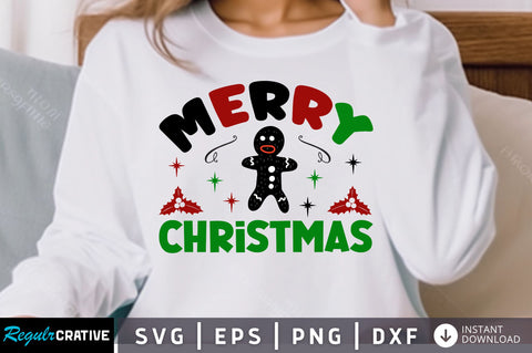 Merry christmas SVG Design SVG Regulrcrative 