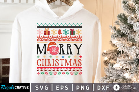 Merry christmas SVG design SVG Regulrcrative 