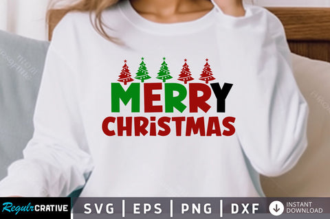 Merry christmas SVG Design SVG Regulrcrative 