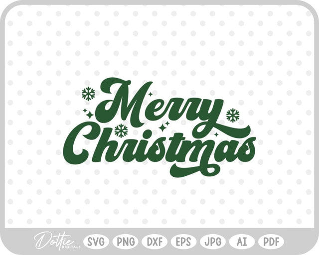 Merry Christmas SVG DottieDigitals 