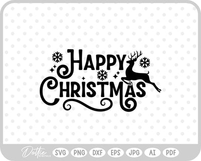 Merry Christmas SVG DottieDigitals 