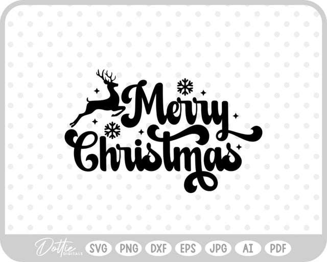 Merry Christmas SVG DottieDigitals 