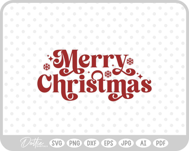 Merry Christmas SVG DottieDigitals 