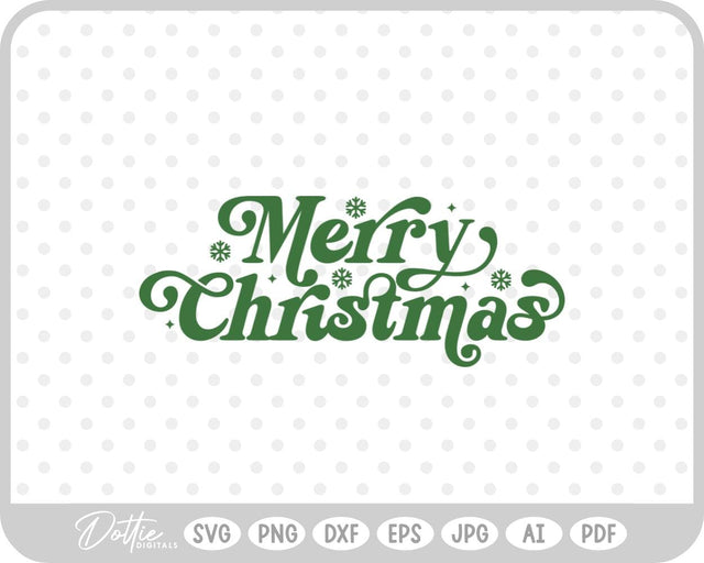 Merry Christmas SVG DottieDigitals 