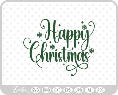 Merry Christmas SVG DottieDigitals 