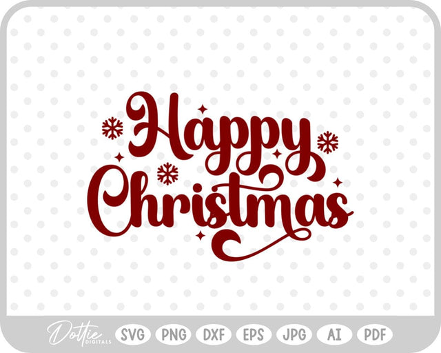 Merry Christmas SVG DottieDigitals 