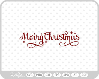 Merry Christmas SVG DottieDigitals 