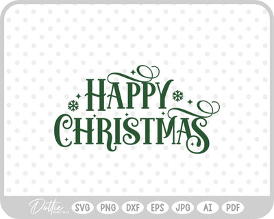 Merry Christmas SVG DottieDigitals 