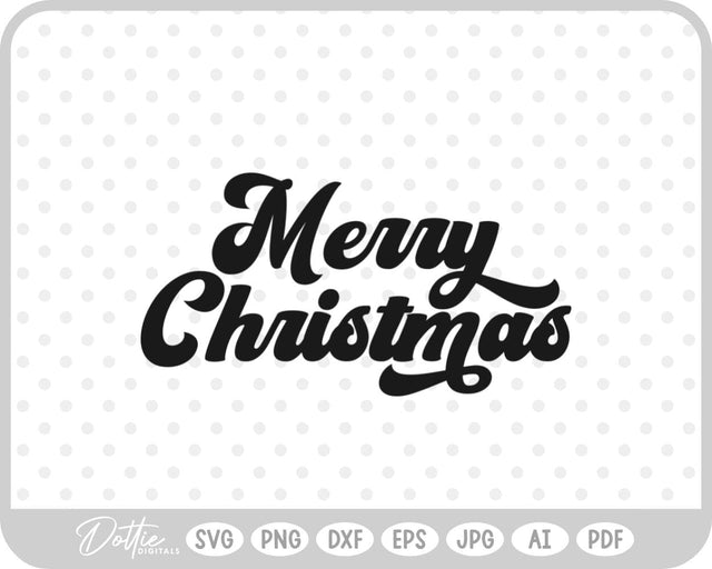 Merry Christmas SVG DottieDigitals 