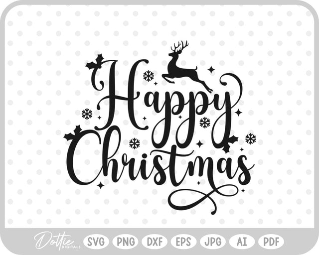 Merry Christmas SVG DottieDigitals 