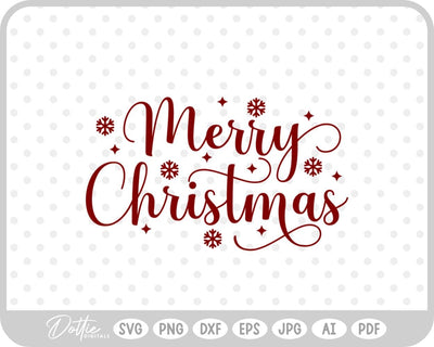 Merry Christmas SVG DottieDigitals 