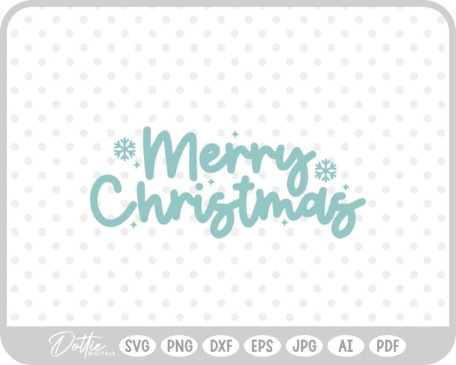 Merry Christmas SVG DottieDigitals 