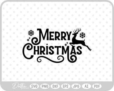 Merry Christmas SVG DottieDigitals 