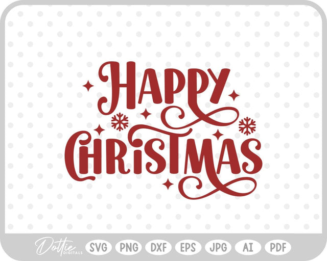 Merry Christmas SVG DottieDigitals 