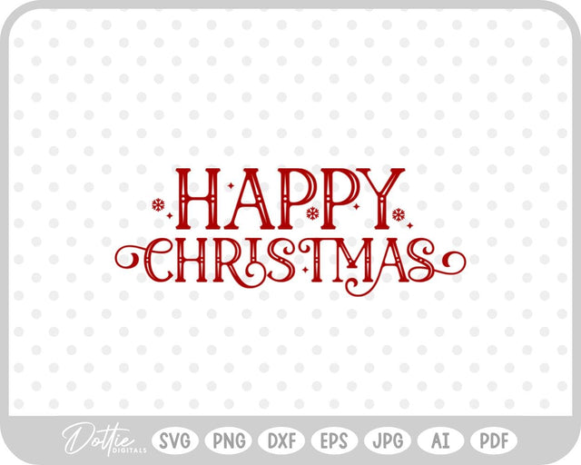 Merry Christmas SVG DottieDigitals 